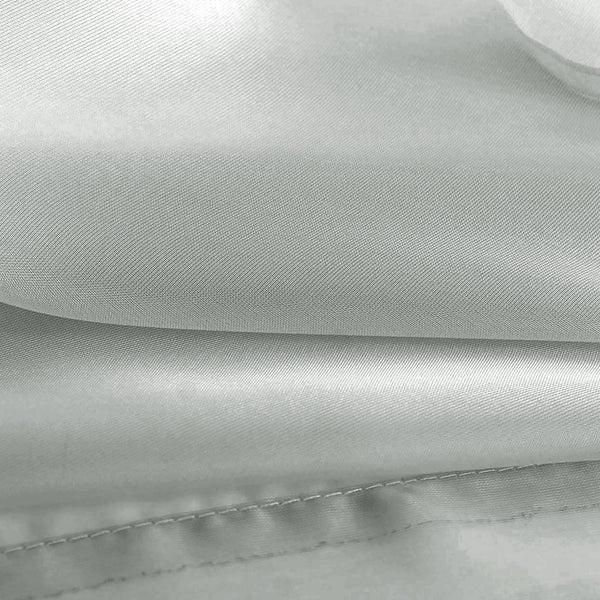 1 Piece Silver Sheer Rod Pocket Window Curtain Panel - 95" Inches Long