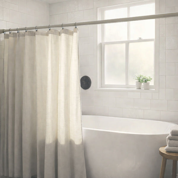 Taupe Adjustable Spring Tension Curtain Rod Heavy Duty Anti-slip 42-72" Inches