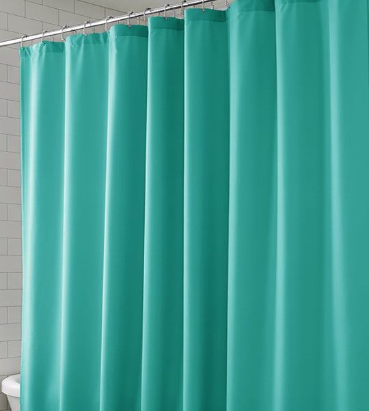 70" x 72" - Turquoise Blue PEVA Shower Curtain Liner Waterproof