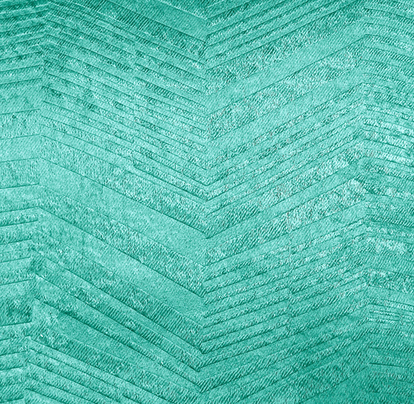 108" Long - 2 Piece Turquoise Blue Solid Silky Geometric Embossed Blackout Grommet Window Curtain Panel Set