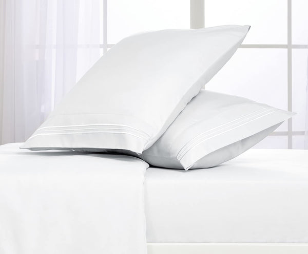White Luxury Extra Soft Deep Pocket Fresh Breathable Sheet Set