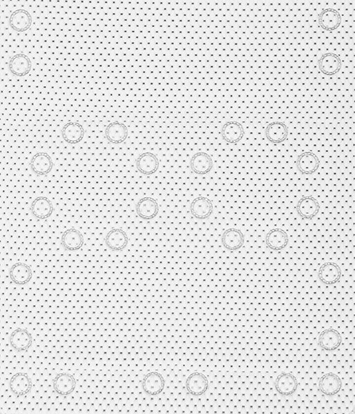 White Non‑Slip Soft Foam Quick-Dry Soft Bath Tub Mat with Strong Suction Cups - 36" x 17"