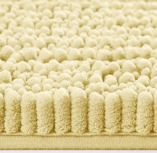 30"x20" - Yellow Dog Door Mat Non-Slip Super Absorbent Quick Dry Chenille Microfiber Washable Pet Rug for Muddy Paws