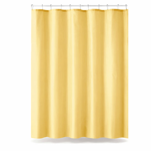 70" x 72" - Yellow Vinyl Shower Curtain Liner Waterproof