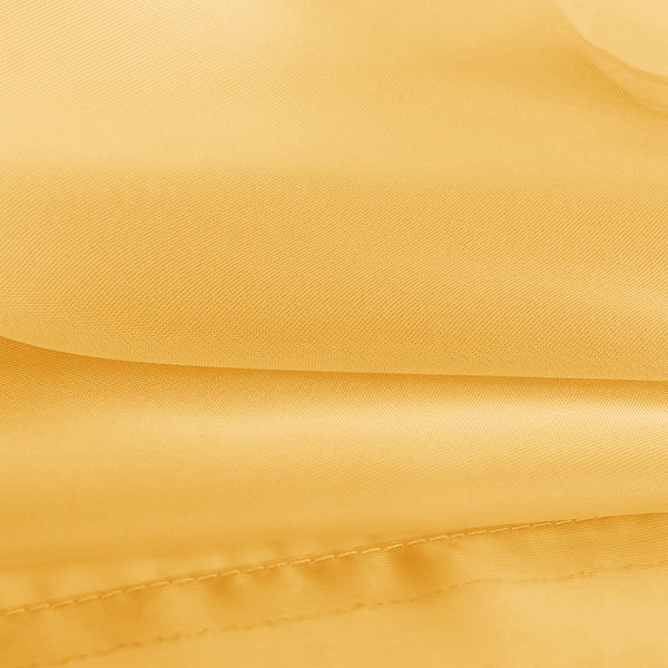 1 Piece Yellow Sheer Rod Pocket Window Curtain Panel - 84" Inches Long