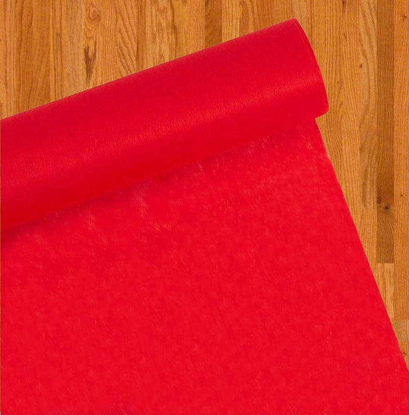 Red Thick Carpet Roll Runner For Aisle Weddings, New Year's Eve, Hollywood Party, and Other Events, Thicker for Long Lasting 3'6" x 100' Feet