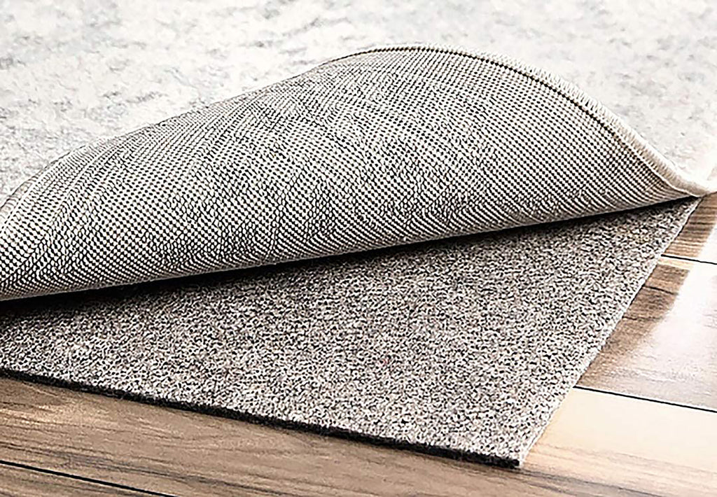 0.025 inch Thick Rug Pad Non-Slip Grip Reduce Noise Carpet Mat for Hardwood Floor, Size: 6 x 12, Gray