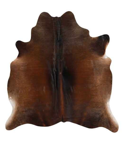 6' x 7' Feet Chocolate Brown Cowhide Handmade Soft Large Cow Hide Cow Skin Leather Animal Area Rug