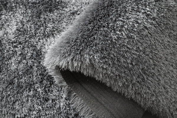 9' x 12' Grey Solid Thick Super Soft Shaggy Shag Area Rug