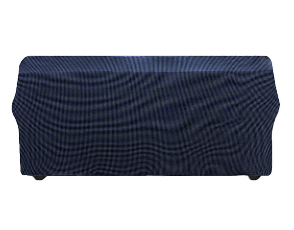 Navy Blue 2-Piece Set Slipcover Sofa & Loveseat Cover Protector 4-Way Stretch Elastic