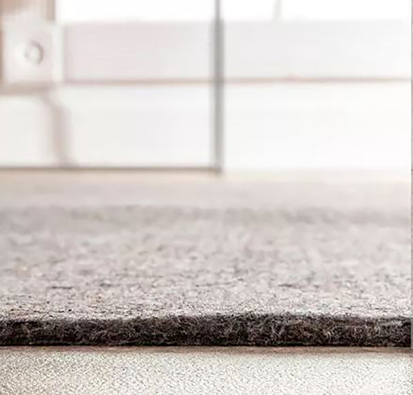 CUSTOMIZABLE OVERSIZED 0.025" Thick Rug Pad Non-slip Grip Reduce Noise Carpet Mat for Hardwood Floor