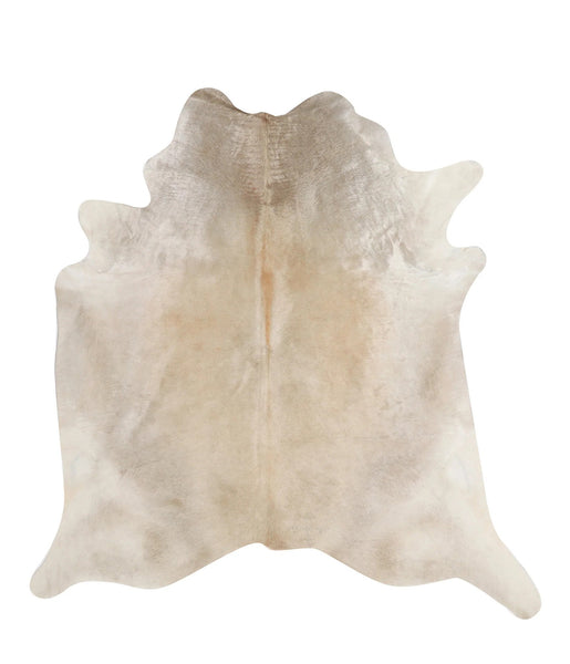 6' x 7' Feet Ivory Cream Beige Cowhide Handmade Soft Large Cow Hide Cow Skin Leather Animal Area Rug